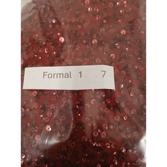 Adriana Papell Beaded Sequin Midi Dress Sz 0 Petite Holiday Christmas New Year's - Picture 16 of 16